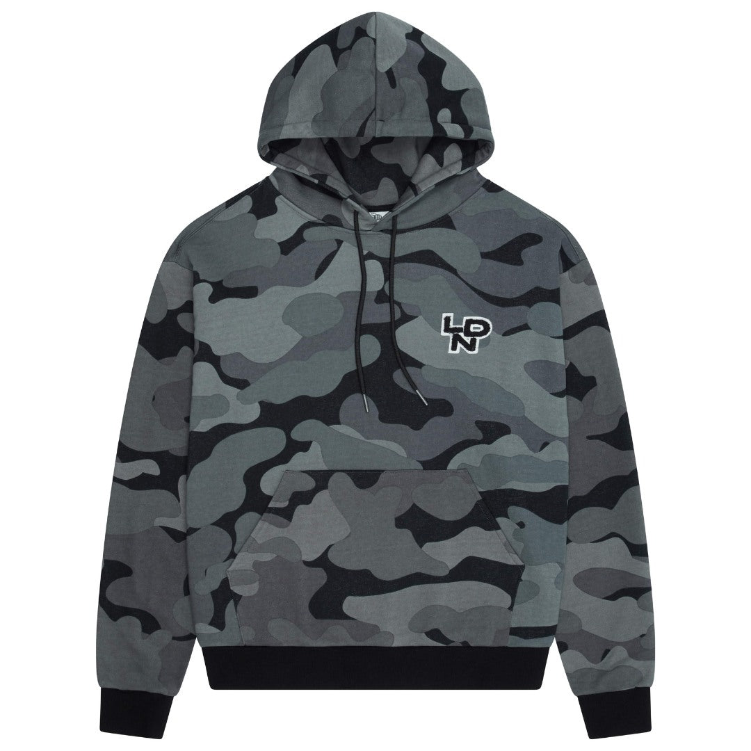 LDN Hoodie Printed Printed Camo