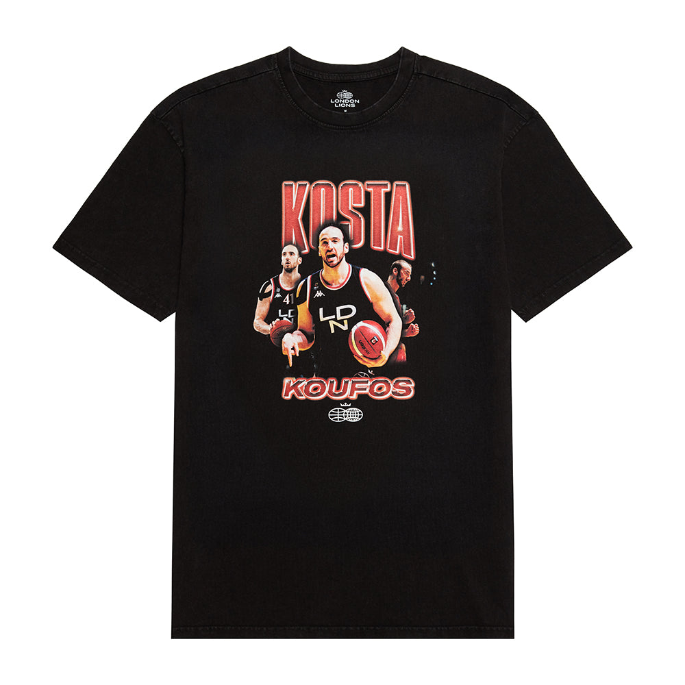 Oversized Acid Wash T-shirt - Kosta Koufos