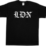 LDN SCRIPT TEE BLACK