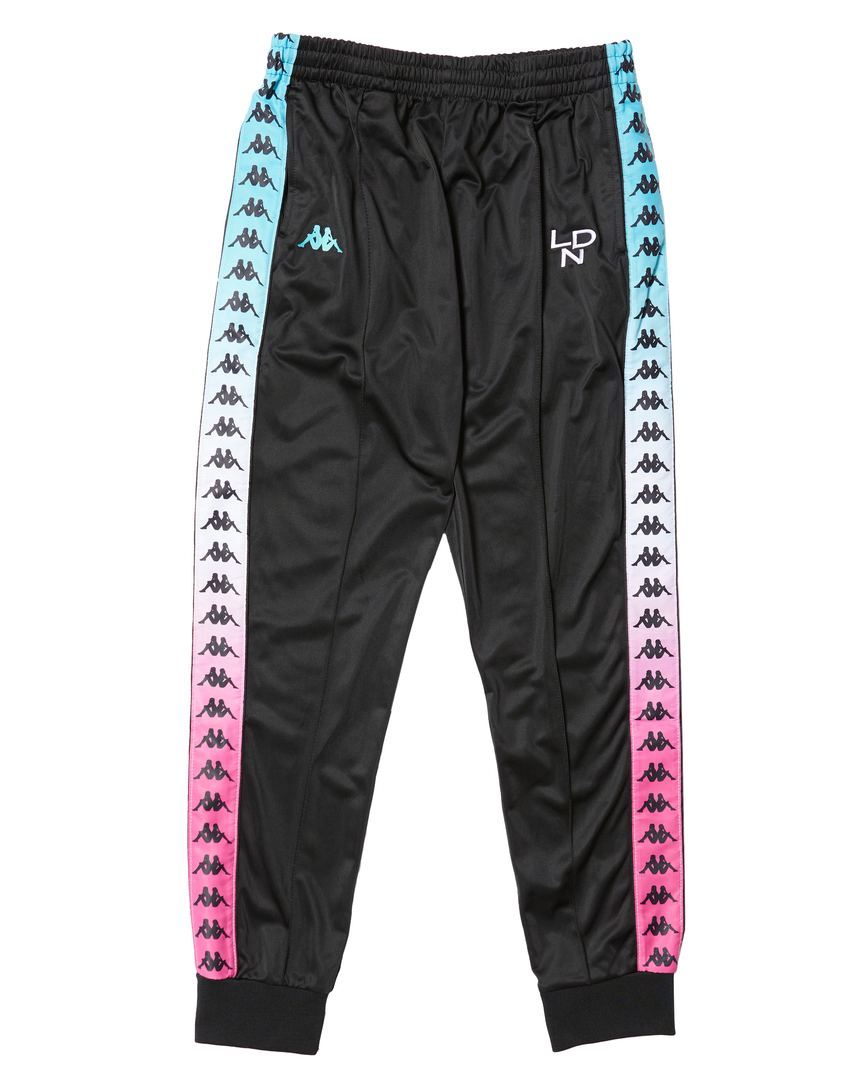 Limited Edition Kappa London Lions City Tracksuit Bottoms Black